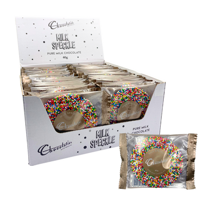 Chocolatier Milk Chocolate Speckle Bulk - 48 pce
