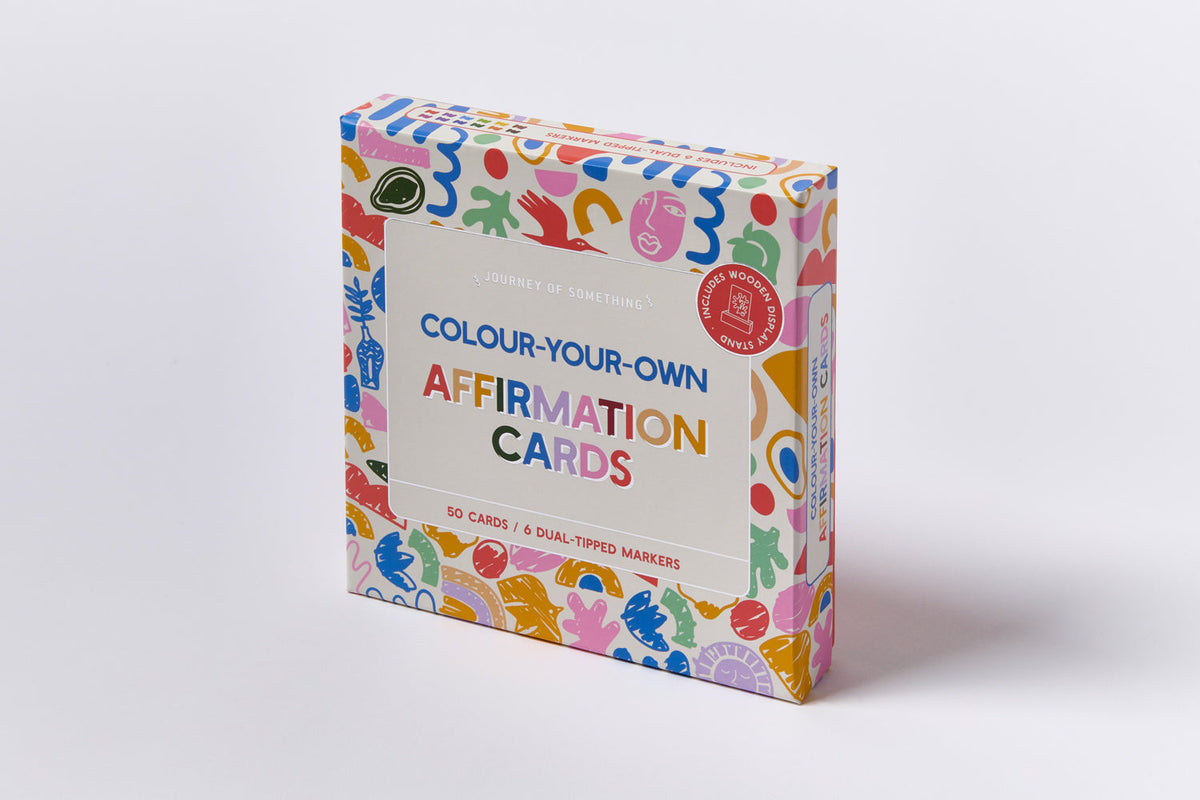 Colour Your Own Affirmation Cards Mindfulness Art and craft for kids 3yrs+