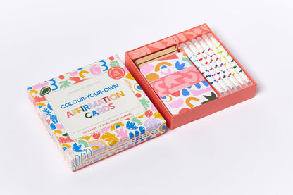 Colour Your Own Affirmation Cards Mindfulness Art and craft for kids 3yrs+