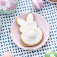 Tara Treasures Felt White Bunny Cookie Pretend and Imaginative Play Kitchen Easter Toys 3yrs+
