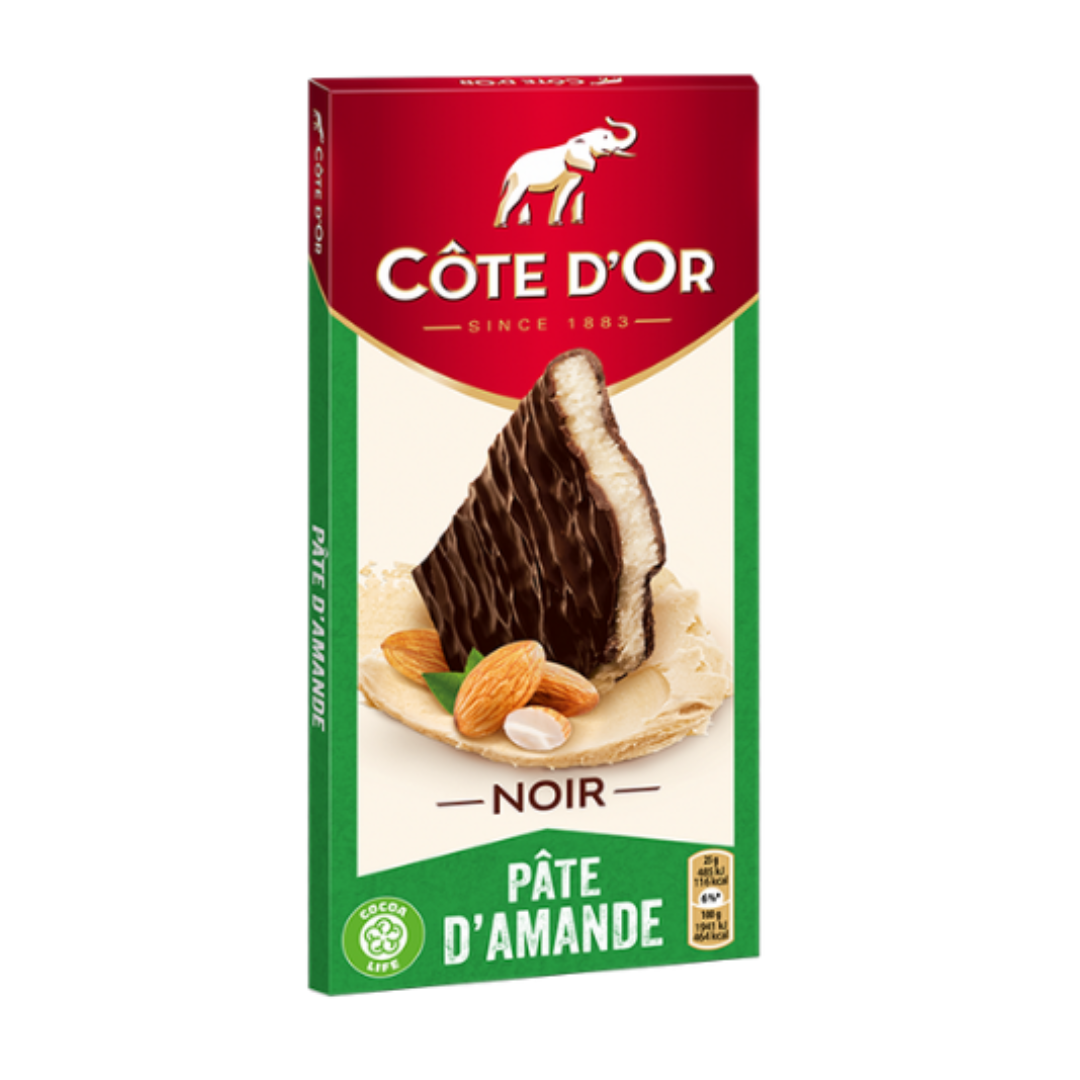 Cote D'Or Noir (Almond Filling) - 150g