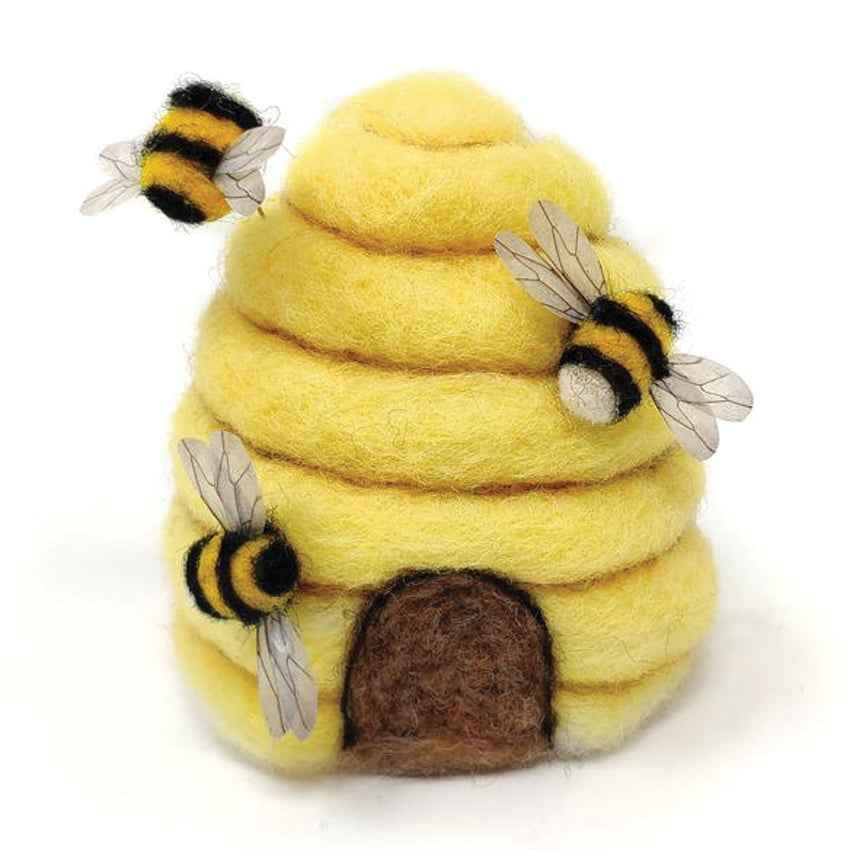Bee Hive Needle Felting Kit by The Crafty Kit Co Art and craft for kids Retired 10yrs+