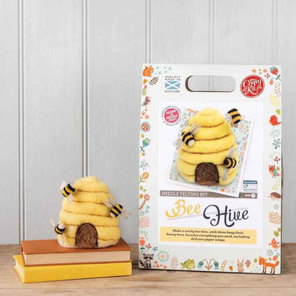 Bee Hive Needle Felting Kit by The Crafty Kit Co Art and craft for kids Retired 10yrs+