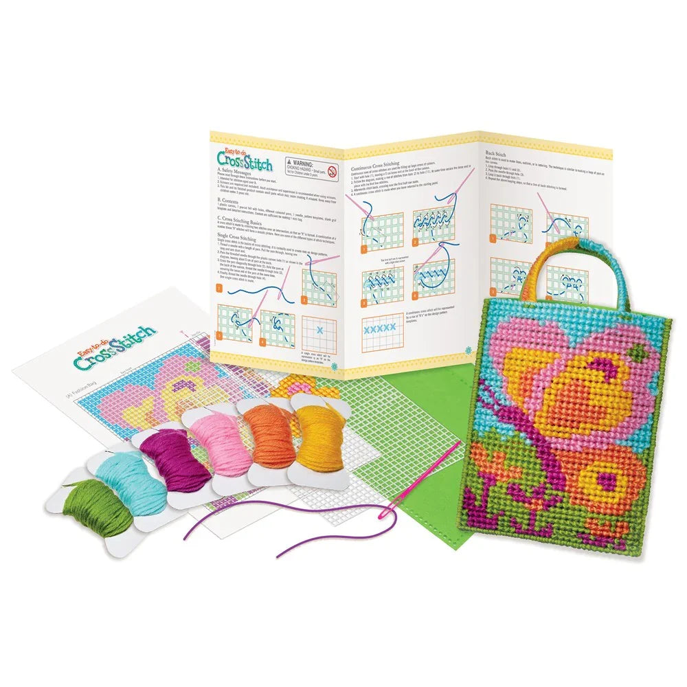 Easy To Do Cross Stitch Kit By 4M Art and Craft for 8yrs+