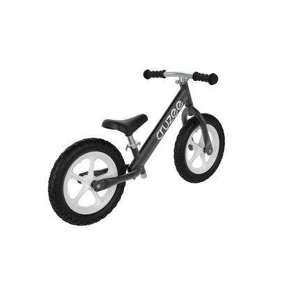 Cruzee Balance Bike BLACK Best Seller Kids Toddler Bike 18mths-5yrs (Bulky Shipping)