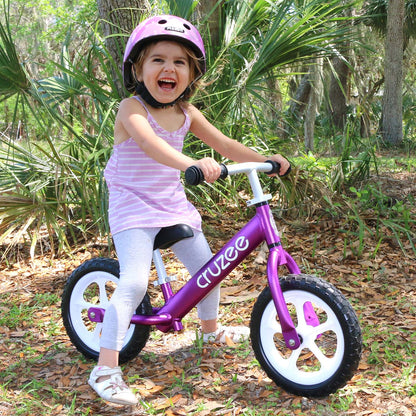 Cruzee Balance Bike PURPLE Best Seller Kids Toddler Bike 18mths-5yrs (Bulky Shipping)
