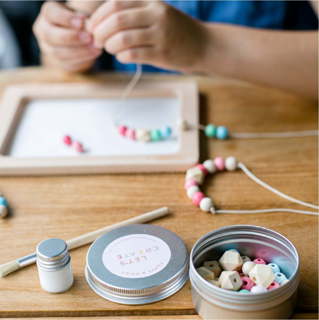 Friendship Necklace Kit in Gift Box Art and craft for kids 5yrs+