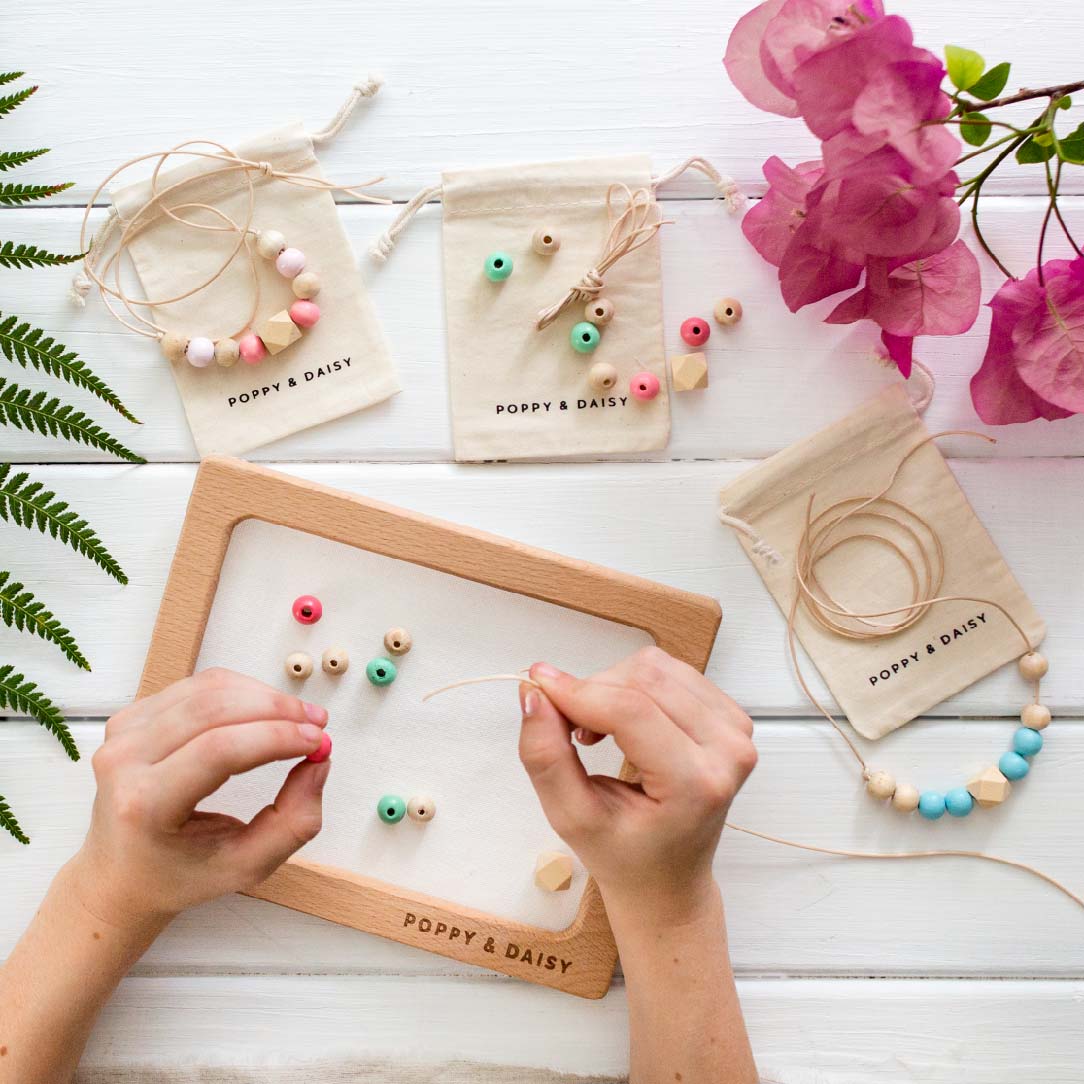 Friendship Necklace Kit in Gift Box Art and craft for kids 5yrs+