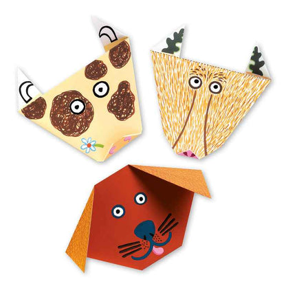 Animals Origami Travel Toys by Djeco Stationary Art and craft for kids 4yrs+