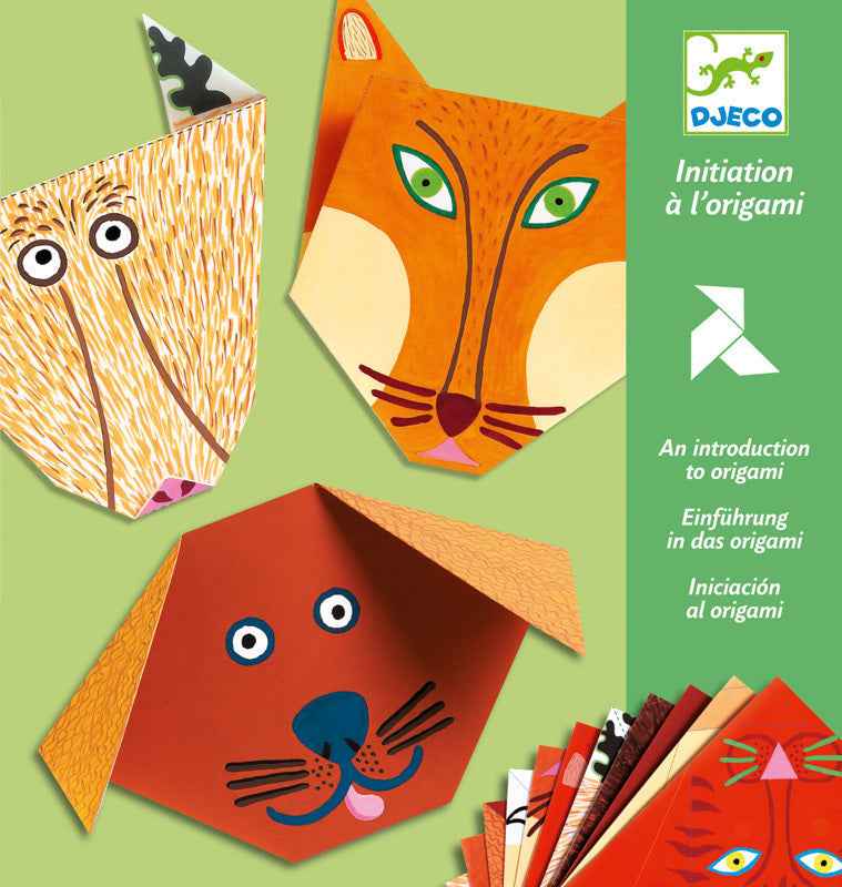 Animals Origami Travel Toys by Djeco Stationary Art and craft for kids 4yrs+
