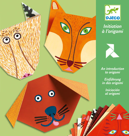 Animals Origami Travel Toys by Djeco Stationary Art and craft for kids 4yrs+