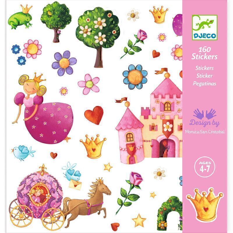 Stickers 160pcs Djeco Stationary Art and craft for kids Best Seller 3yrs+