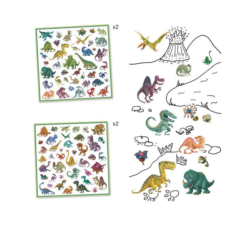 Stickers 160pcs Djeco Stationary Art and craft for kids Best Seller 3yrs+