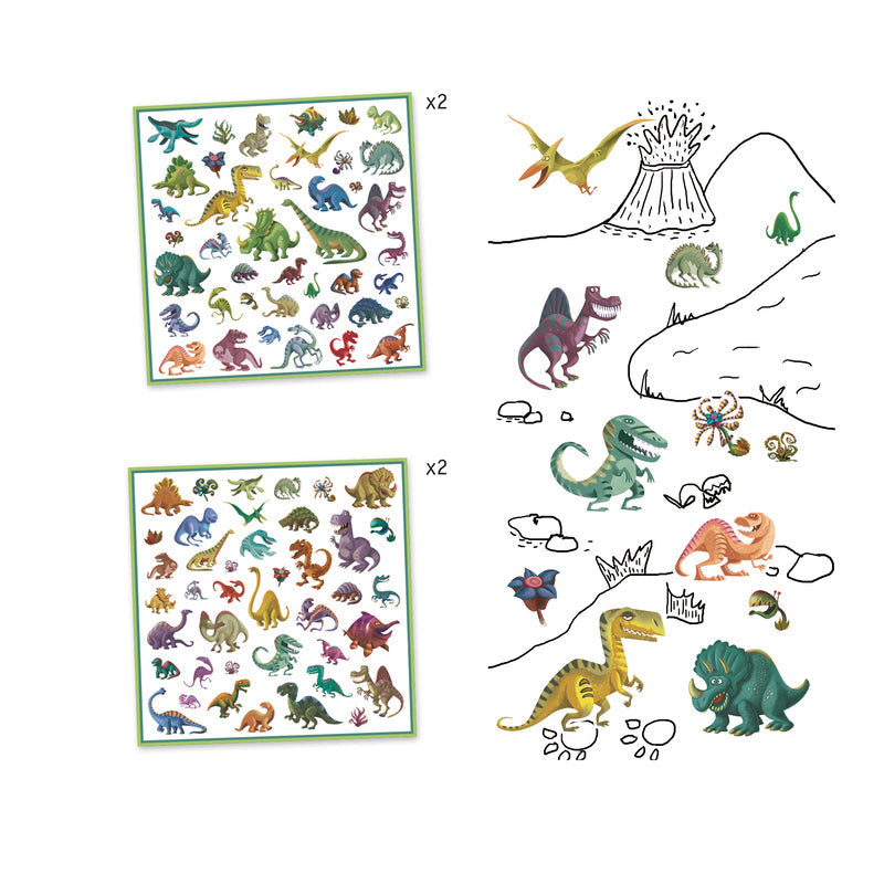 Stickers 160pcs Djeco Stationary Art and craft for kids Best Seller 3yrs+