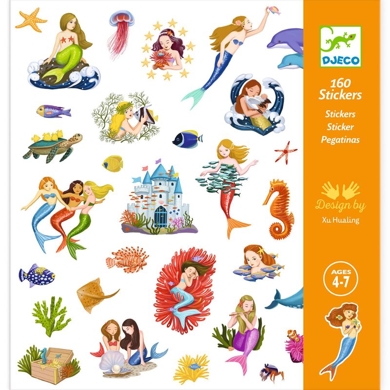 Stickers 160pcs Djeco Stationary Art and craft for kids Best Seller 3yrs+
