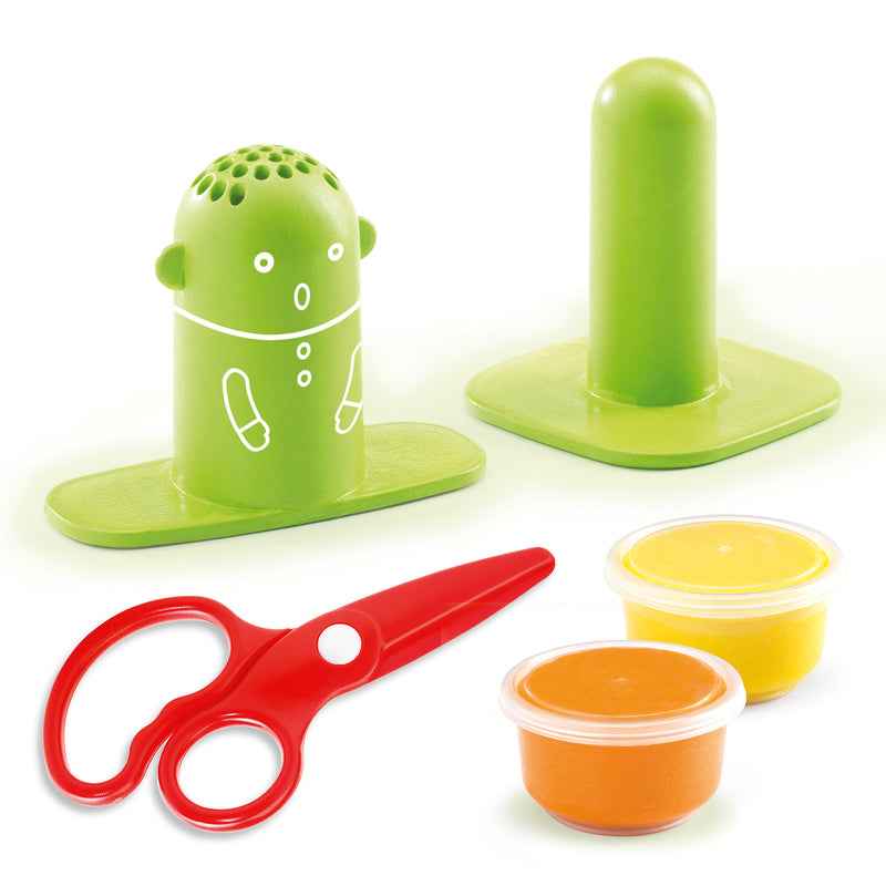 Hairdressing Modelling Playdough Set by Djeco Art and craft for kids Developmental Toys for Toddlers Best Seller 3yrs+