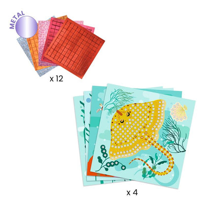 Caribbean Mosaic by Djeco Ocean Toys Stationary Art and craft for kids 5yrs+