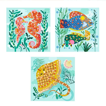 Caribbean Mosaic by Djeco Ocean Toys Stationary Art and craft for kids 5yrs+