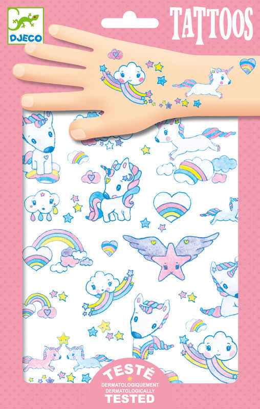 Temporary Tattoos by Djeco Stationary Art and craft for kids Best Seller 3yrs+