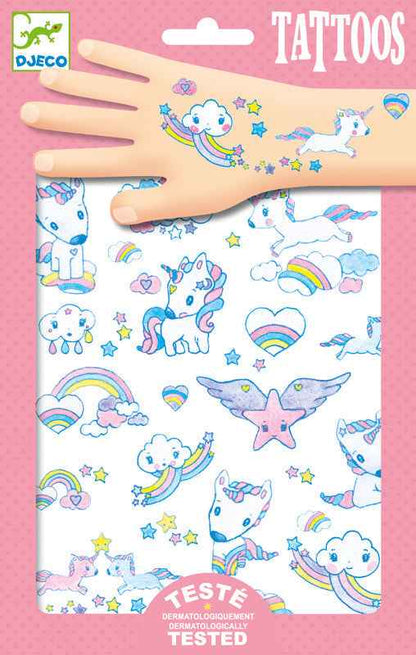 Temporary Tattoos by Djeco Stationary Art and craft for kids Best Seller 3yrs+