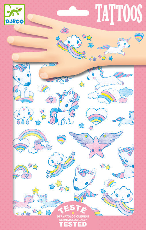 Temporary Tattoos by Djeco Stationary Art and craft for kids Best Seller 3yrs+