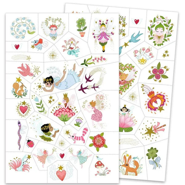 Temporary Tattoos by Djeco Stationary Art and craft for kids Best Seller 3yrs+