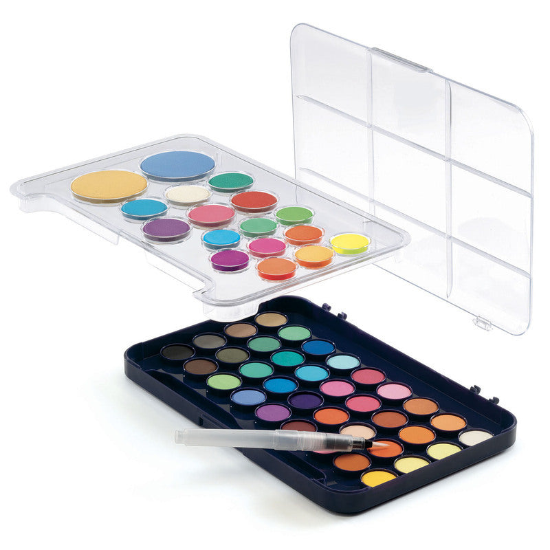 Artist's Paint Palette 53 Colours by Djeco Stationary Art and craft for kids 6yrs+