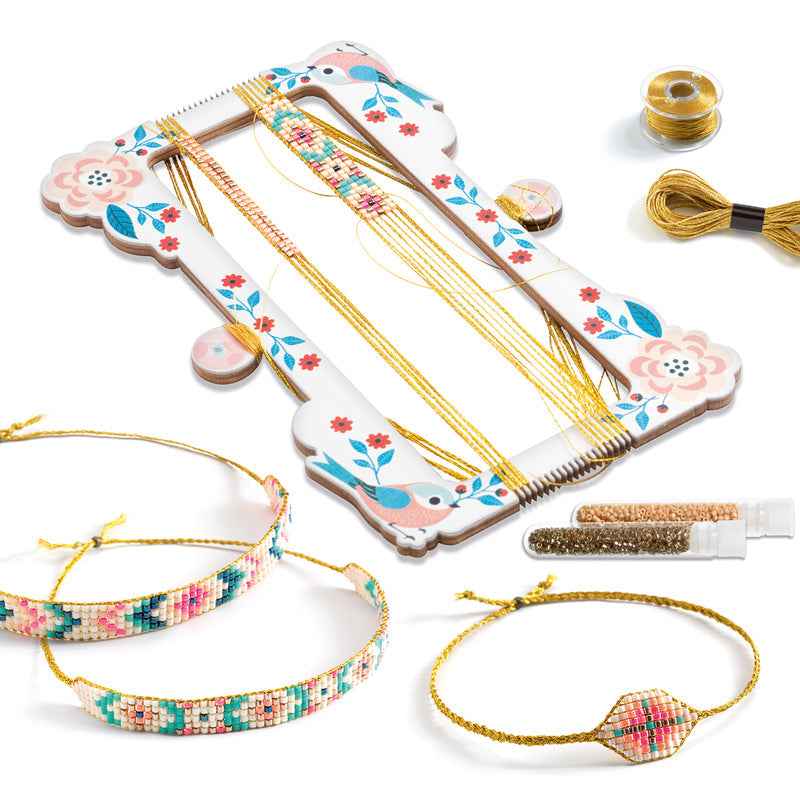Tiny Beads Bracelet Set by Djeco Art and craft for kids 9yrs+