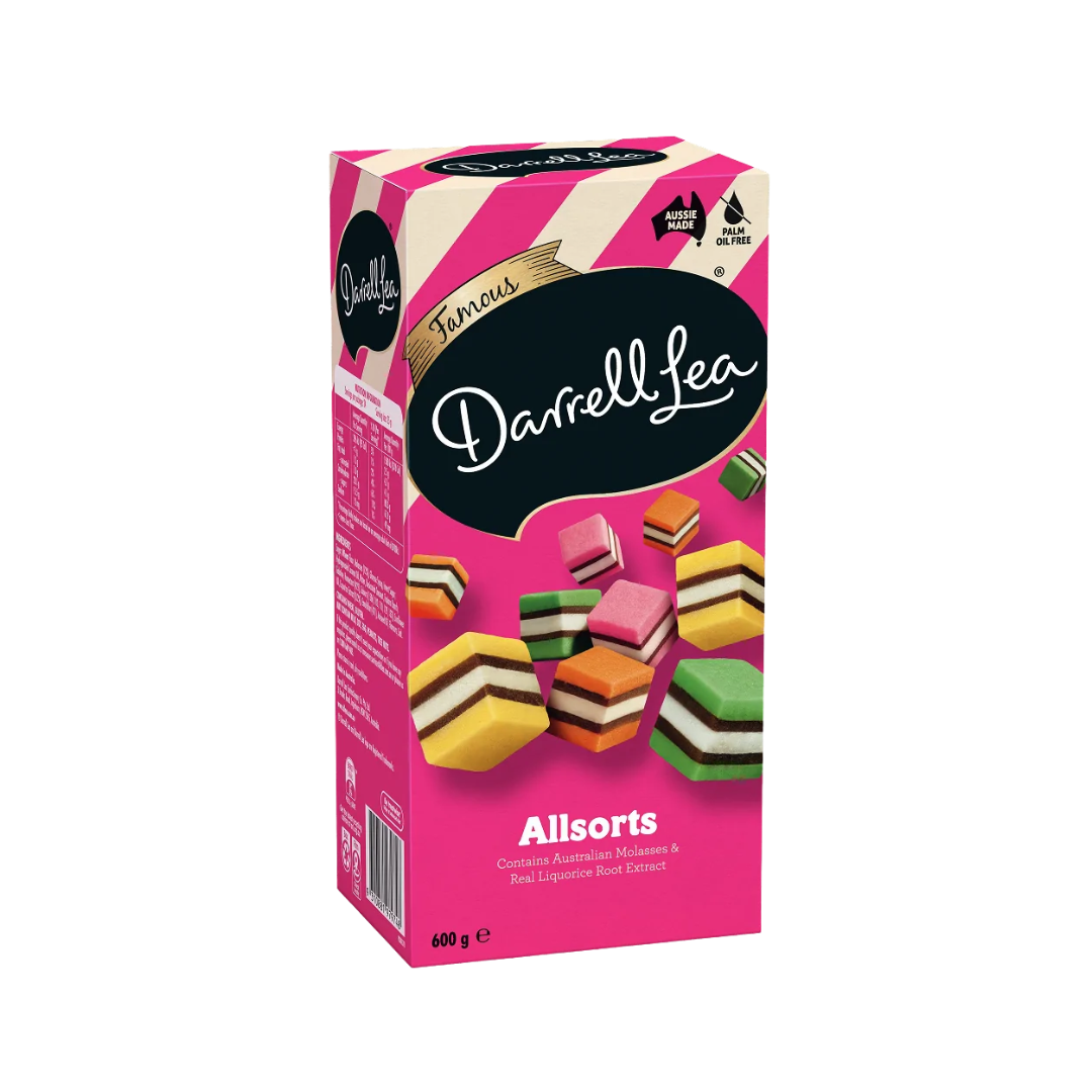 Darrell Lea Allsorts 600g Box