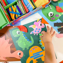 My Creative Box LARGE Dinosaur Collage Sensory Activity Craft Box with over 1000 Craft Pieces Art and Craft for Kids 3yrs+