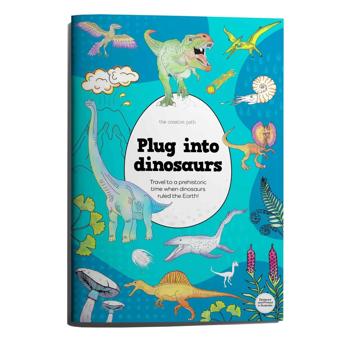 Plug Into Dinosaurs Activity Interactive Book About Prehistoric World Dinosaurs Reviewed By primary school teachers Australia