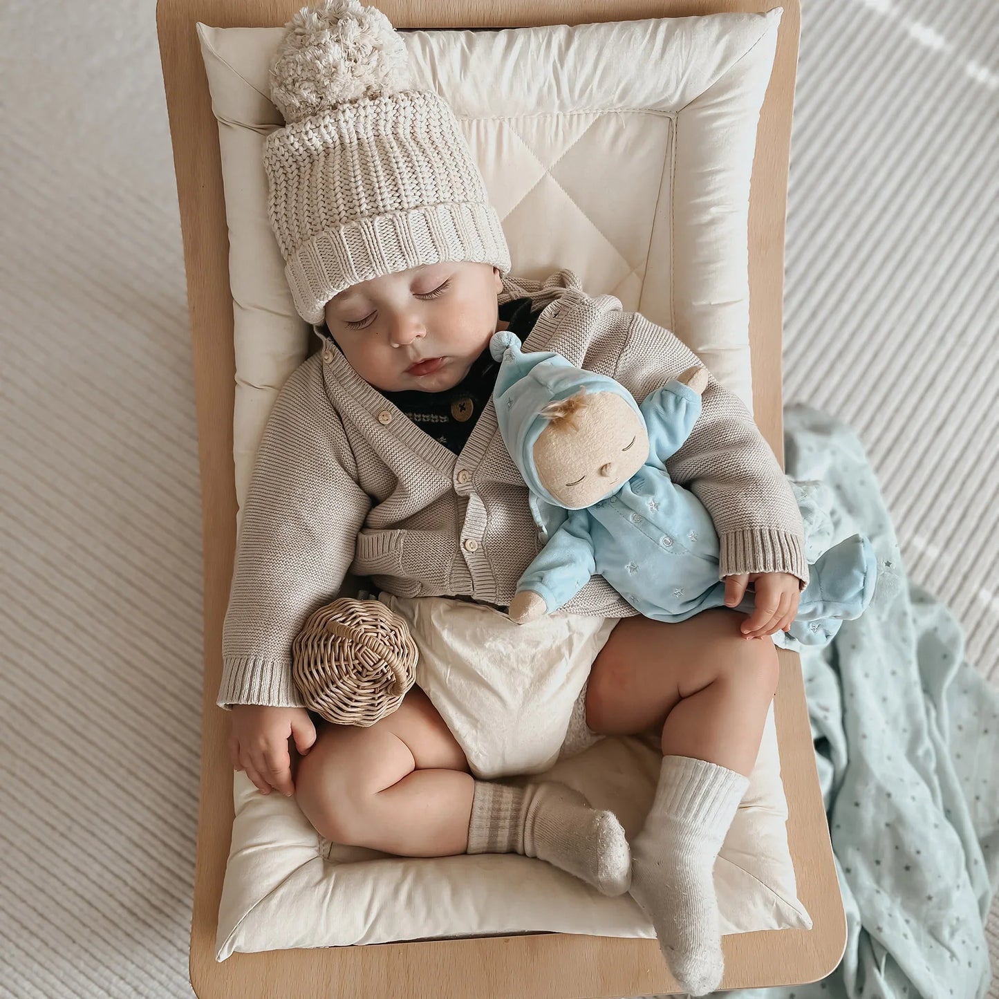 Olli Ella Leo Lullaby Dozy Dinkum BLUE Musical Doll Baby Toddler Plush Toys Baby Gifts Idea Baby Toys 0m+