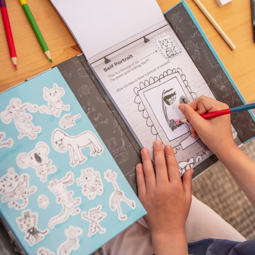 Tiger Tribe Drawing Inspiration A Guided Sketchbook Activity Interactive Book Art and craft for kids DISCONTINUED 7yrs+