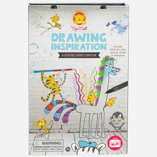 Tiger Tribe Drawing Inspiration A Guided Sketchbook Activity Interactive Book Art and craft for kids DISCONTINUED 7yrs+