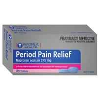Wagner Health Period Pain Relief 275mg 24 Tablets Blister Pack