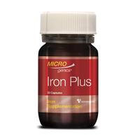 Microgenics Iron Plus 33 Capsules - GimmeNow