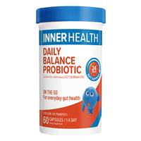 Inner Health Daily Balance Probiotic 60 Capsules - GimmeNow