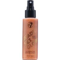 W7 Ready Set  Glow Lluminating Setting Spray Rose Gold