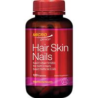 Microgenics Hair Skin Nails 120 Capsules - GimmeNow