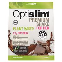 Optislim For Her Plant Based Shake Chocolate 826g Pouch - GimmeNow