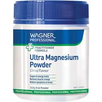 Wagner Professional Ultra Magnesium Citrus 240g Powder - GimmeNow
