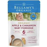 Bellamy's Organic Apple Cinnamon Baby Porridge 125g - GimmeNow