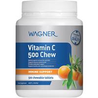 Wagner Vitamin C 500 Chewable 500 Tablets - GimmeNow