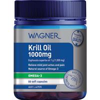 Wagner Krill Oil 1000mg 60 Capsules - GimmeNow