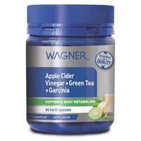 Wagner Apple Cider Vinegar + Green Tea + Garcinia 90 Capsules - GimmeNow