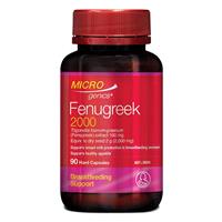 Microgenics Fenugreek 2000 90 Capsules - GimmeNow