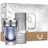 Paco Rabanne Invictus Eau de Toilette 100ml & Deodorant Spray 2 Piece Set