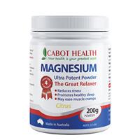 Cabot Health Magnesium Ultra Potent Powder Citrus 200g - GimmeNow