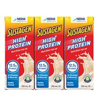 Sustagen Ready to Drink Vanilla 3 x 250ml - GimmeNow