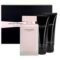 Narciso Rodriguez for Her Eau De Parfum 100ml 3 Piece Set